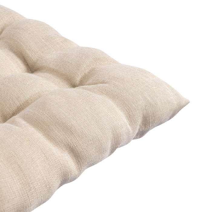 Подушка на стул из стираного льна бежевого цвета из коллекции essential, 40х40x4 см Tkano TK22-CP0004