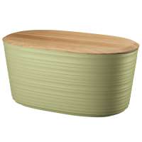 Хлебница с бамбуковой крышкой tierra, 10 л, светло-зеленая Guzzini 179600257