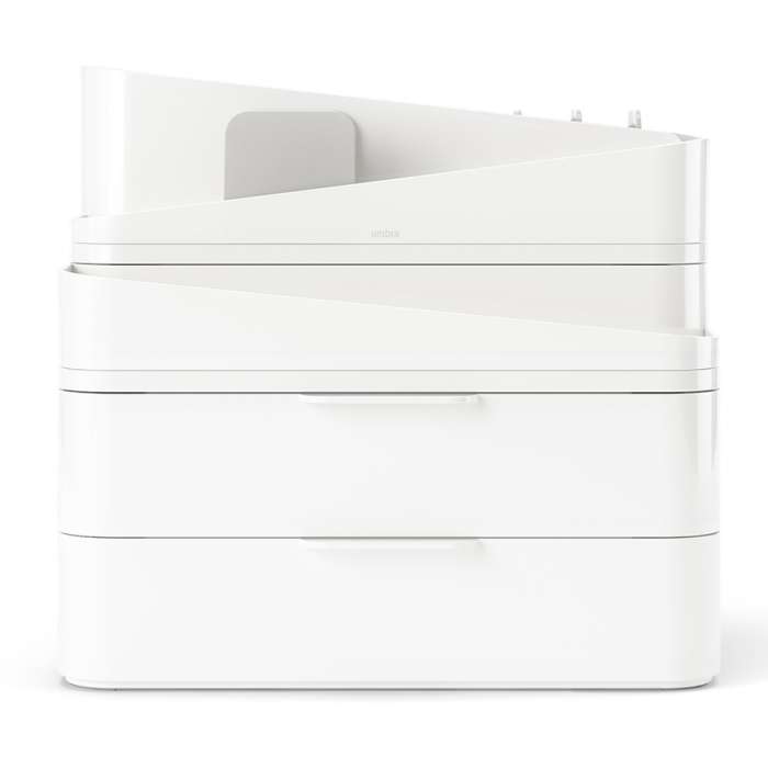 Органайзер-косметичка glam, 27х25 см, белый/серый UMBRA 1019198-910