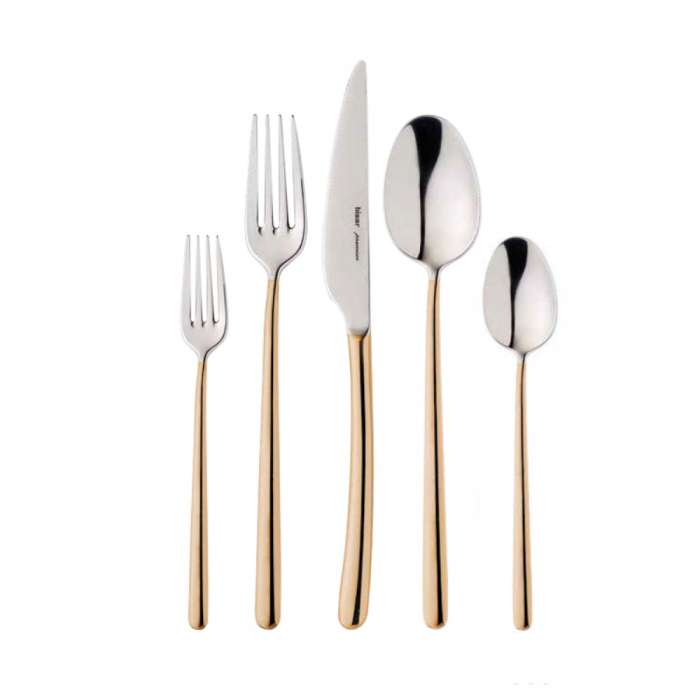 Набор десертных приборов BAHAMA Gold 18 шт HISAR H58033