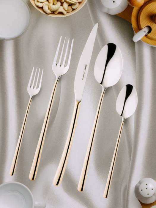 Набор десертных приборов BAHAMA Gold 18 шт HISAR H58033