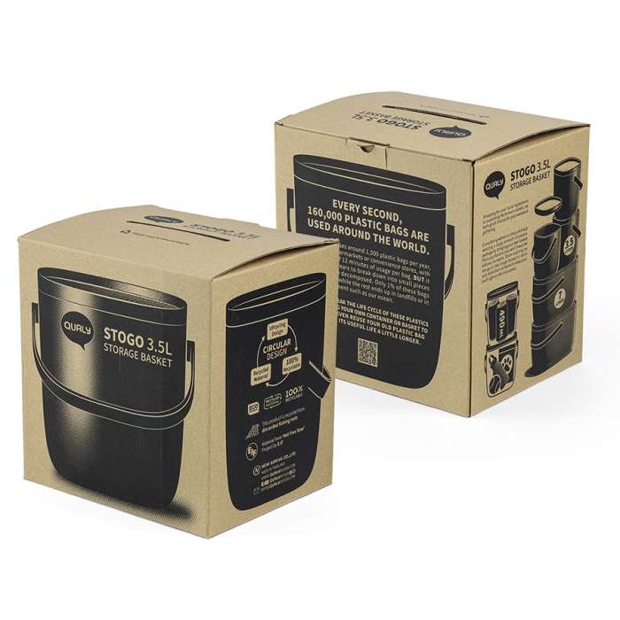 Контейнер для хранения stogo, 3,5 л, серый QUALY QL10377-GY