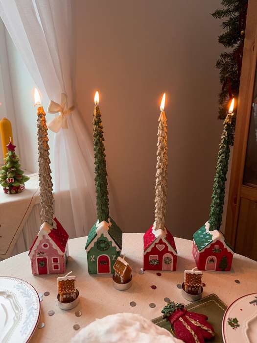 Набор из двух свечей золотого цвета из коллекции new year essential, 26 см Tkano TK25-NY_CND0006