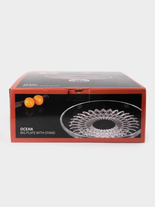 Блюдо на ножке, 31х12 см, стекло Р, Ocean ANNA LAFARG ANLAF-5114