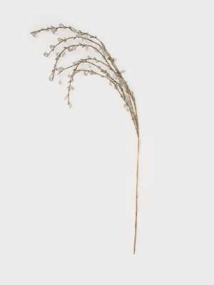Ветка декоративная, 94 см, акрил/бумага, золотистая, Кристальная ива, Event ANNA LAFARG ANLAF-DALSI04