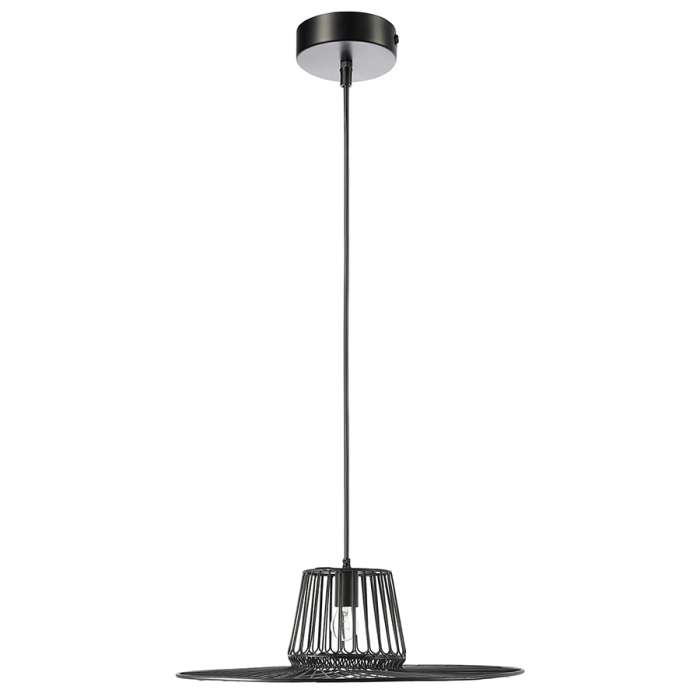 Светильник подвесной Vinger, Ø60,5х18 см, черный BERGENSON BJORN BB0000269