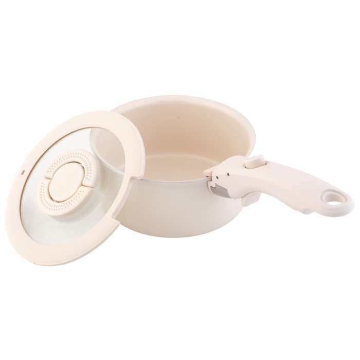 Ковш с крышкой и съемной ручкой smart ceramic, D18 см Smart Solutions SS0000383