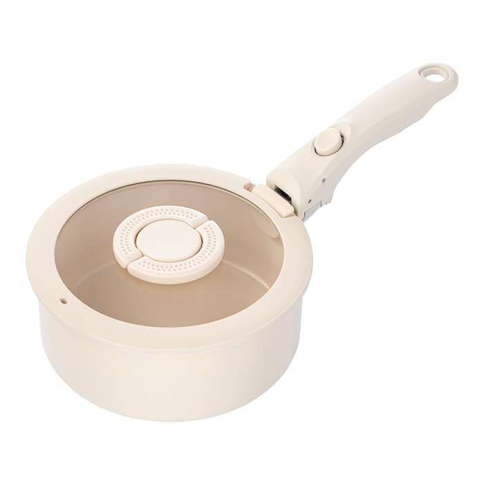 Ковш с крышкой и съемной ручкой smart ceramic, D18 см Smart Solutions SS0000383