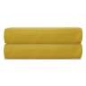 Простыня на резинке из сатина горчичного цвета из коллекции Essential, 200х200 см TKANO TK20-FS0028