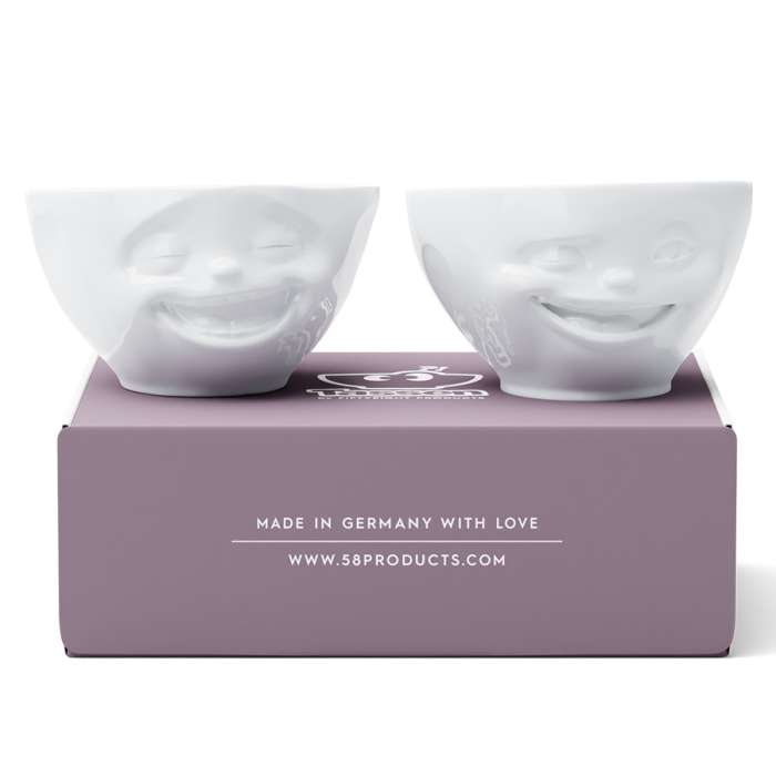Набор чаш Tassen, Laughing & Winking, 200 мл, белый, 2 шт. T02.71.01
