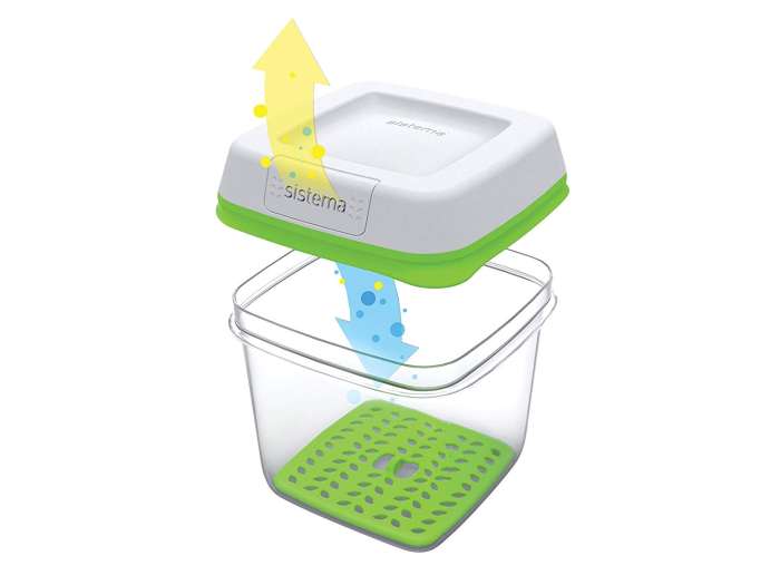 Контейнер квадратный 591мл SISTEMA FRESHWORKS 53105