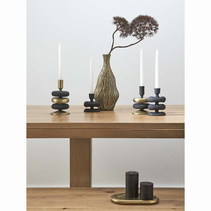 Подсвечник vivlend, 17 см, черный Bergenson Bjorn BB0000196