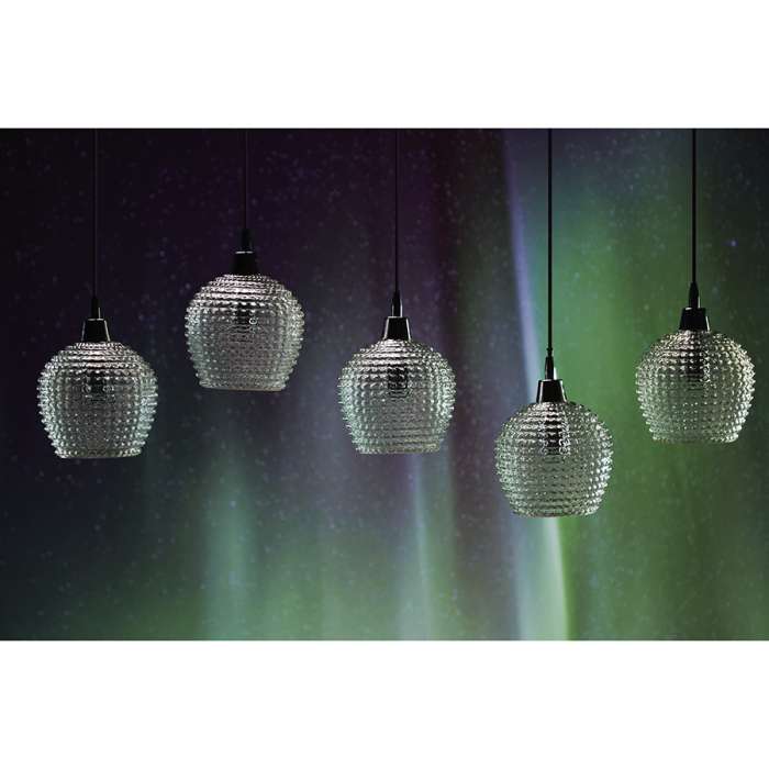 Светильник подвесной каскадный aurora, 110х18 см, прозрачный Bergenson Bjorn BB0000566