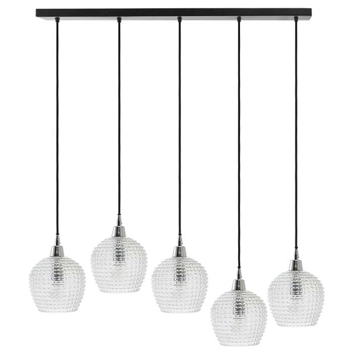 Светильник подвесной каскадный aurora, 110х18 см, прозрачный Bergenson Bjorn BB0000566