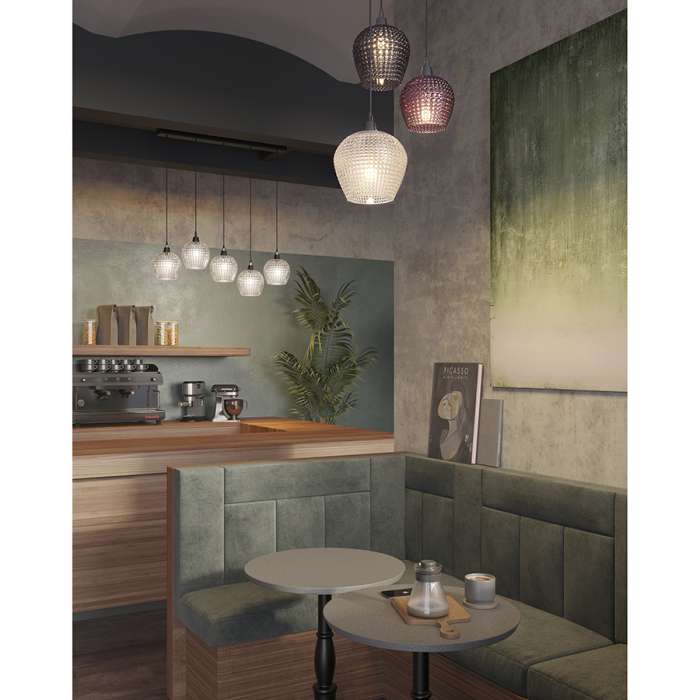 Светильник подвесной каскадный aurora, 110х18 см, прозрачный Bergenson Bjorn BB0000566