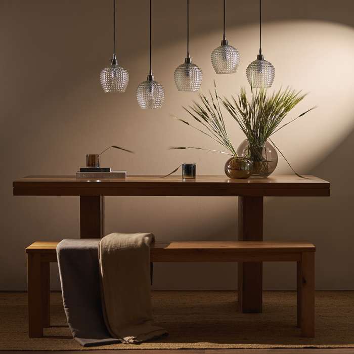 Светильник подвесной каскадный aurora, 110х18 см, прозрачный Bergenson Bjorn BB0000566