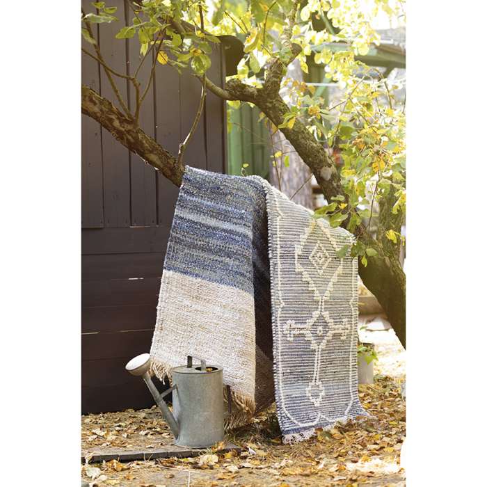 Ковер из джута, денима и шерсти hyderabad из коллекции ethnic, 160х230см Tkano TK23-DR0024