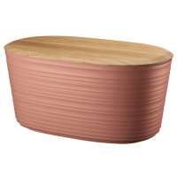 Хлебница с бамбуковой крышкой tierra, 10 л, терракотовая Guzzini 179600264