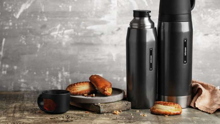 Термос с 2 чашками, 1 л, серия GVEN NADOBA 735111