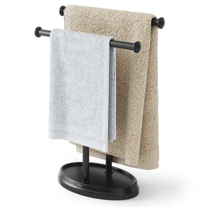 Держатель для полотенец palm, черный UMBRA 1018618-040