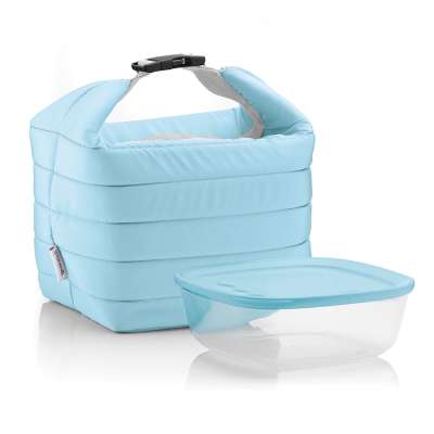 Набор из термосумки и контейнера handy, 1,4 л, голубой Guzzini 032950134