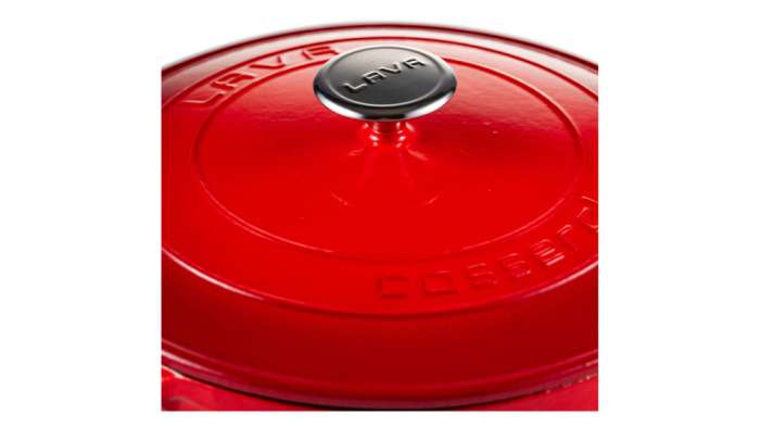 Кастрюля с крышкой LAVA d28 см, 6,7 л, чугун, красная LV Y TC 28 K1 Red