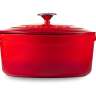 Кастрюля с крышкой LAVA d28 см, 6,7 л, чугун, красная LV Y TC 28 K1 Red