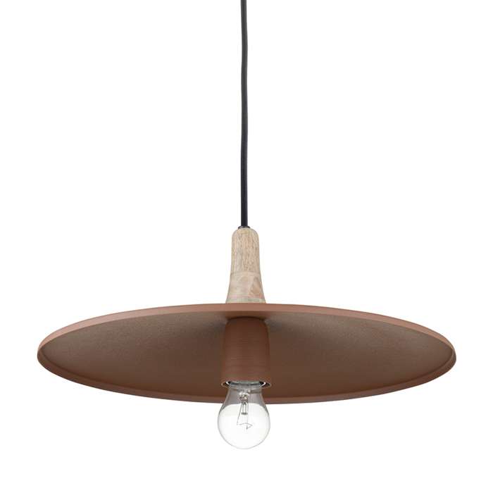 Светильник подвесной Mango Pyor, Ø29х26 см, коричневый BERGENSON BJORN BB0000448