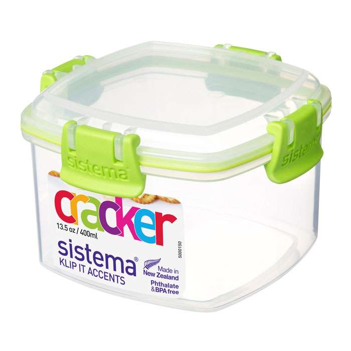Контейнер для крекеров 400 мл SISTEMA KLIP IT 61331