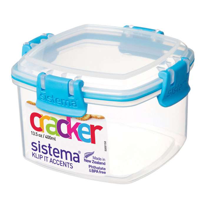 Контейнер для крекеров 400 мл SISTEMA KLIP IT 61331