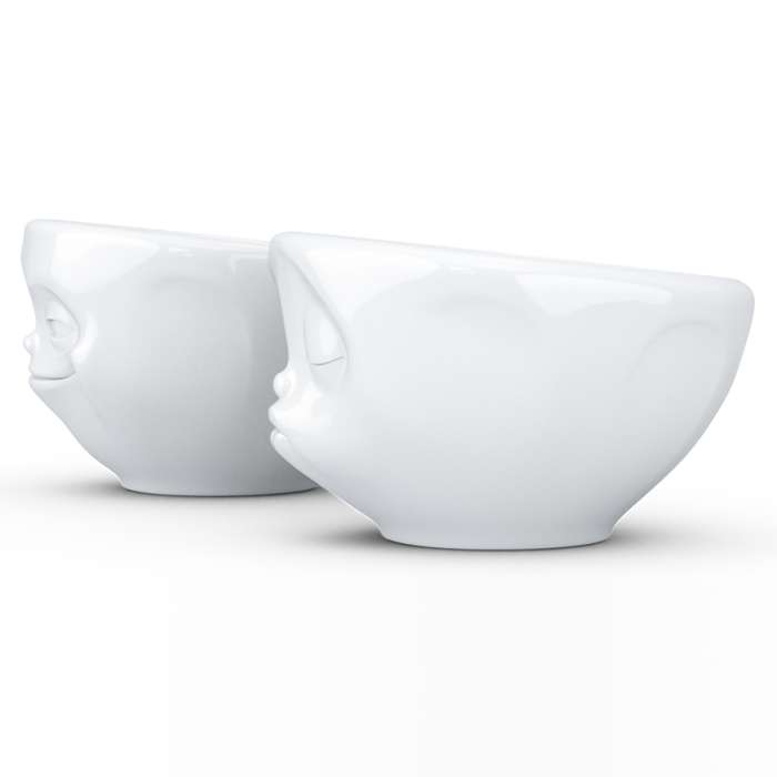 Набор чаш Tassen, Grinning & Kissing, 100 мл, белый, 2 шт. T01.21.01