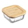 Контейнер для запекания и хранения с крышкой из бамбука, 320 мл SMART SOLUTIONS LBA320SQ