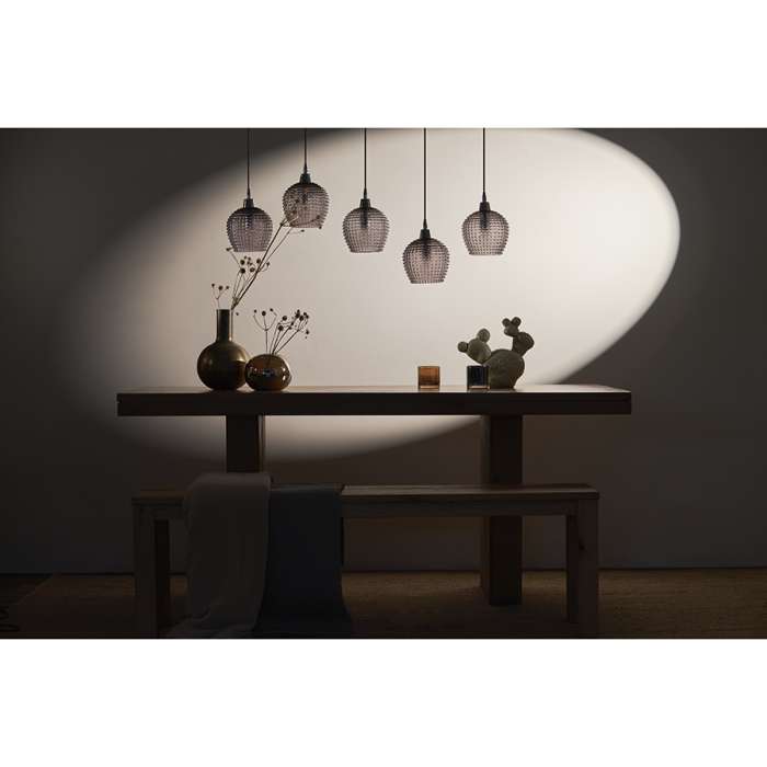 Светильник подвесной каскадный aurora, 110х18 см, серый Bergenson Bjorn BB0000567