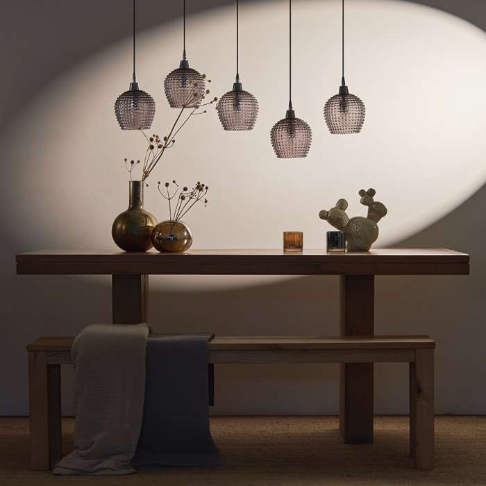 Светильник подвесной каскадный aurora, 110х18 см, серый Bergenson Bjorn BB0000567