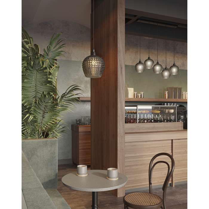 Светильник подвесной каскадный aurora, 110х18 см, серый Bergenson Bjorn BB0000567