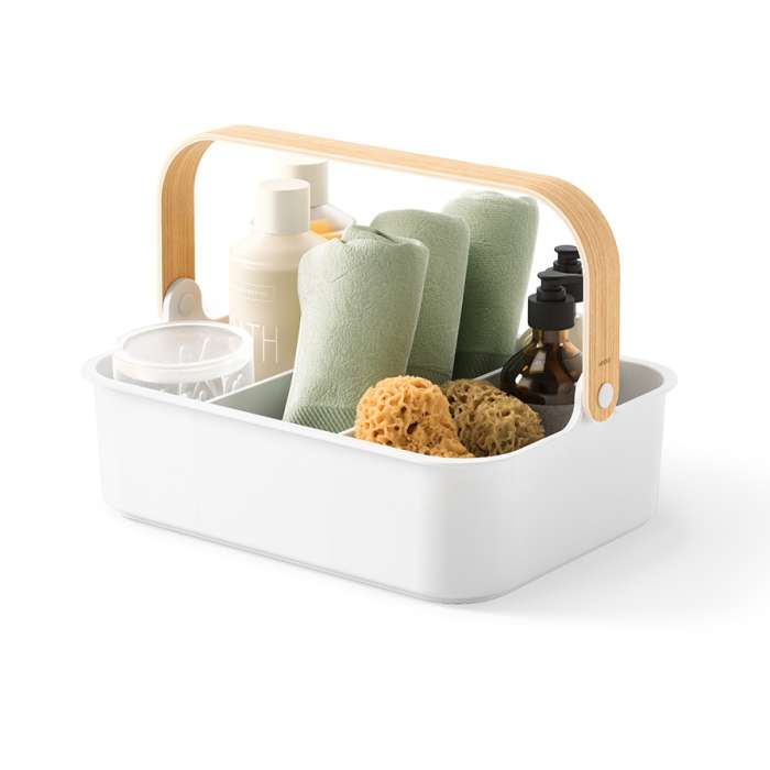 Органайзер bellwood, 37х27 см, белый/натуральное дерево UMBRA 1019942-668