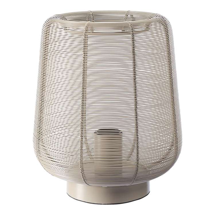 Лампа настольная vinger, D22х26 см, бежевая Bergenson Bjorn BB0000712