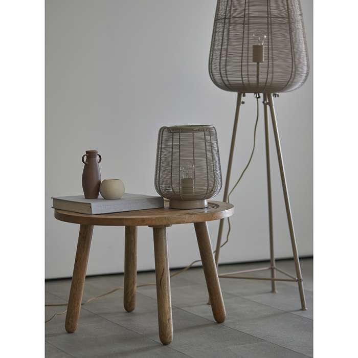 Лампа настольная vinger, D22х26 см, бежевая Bergenson Bjorn BB0000712