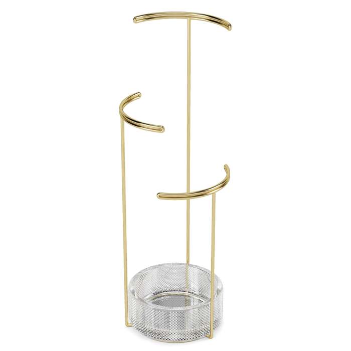 Держатель для украшений tesora, стекло/латунь UMBRA 1014862-104