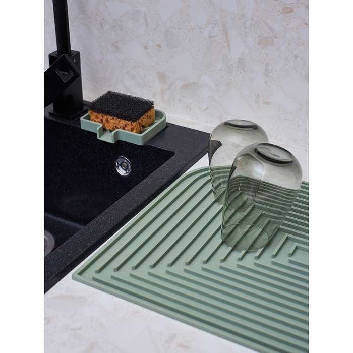 Коврик для сушки посуды dry flex, 34,6х44,6 см, шалфей Smart Solutions SS0000259