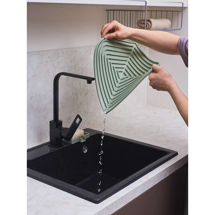 Коврик для сушки посуды dry flex, 34,6х44,6 см, шалфей Smart Solutions SS0000259