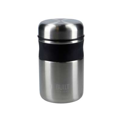 Термос для еды Built, 0.49 л, цвет серый металлик Kitchen Craft BLTJAR490SIL