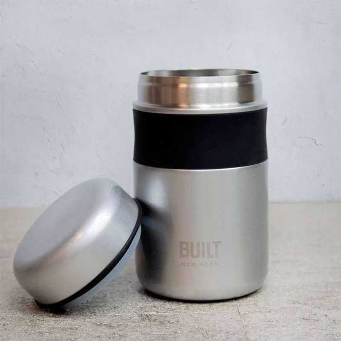 Термос для еды Built, 0.49 л, цвет серый металлик Kitchen Craft BLTJAR490SIL