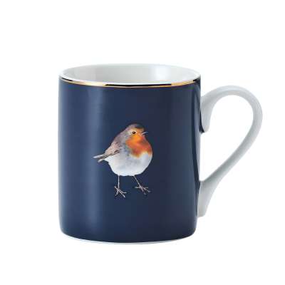Кружка фарфоровая Robin Mikasa BLUE 280 мл Kitchen Craft MKCANROBIN
