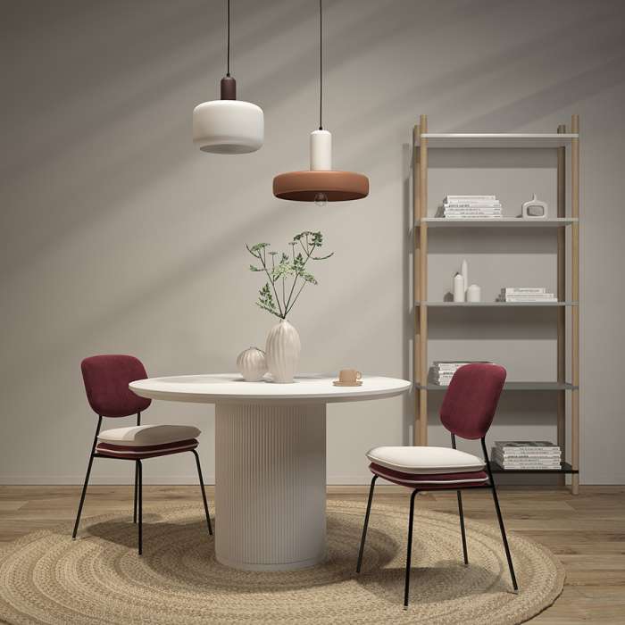 Светильник потолочный Juko, Ø43х31 см, бежевый/коричневый BERGENSON BJORN BB0000421