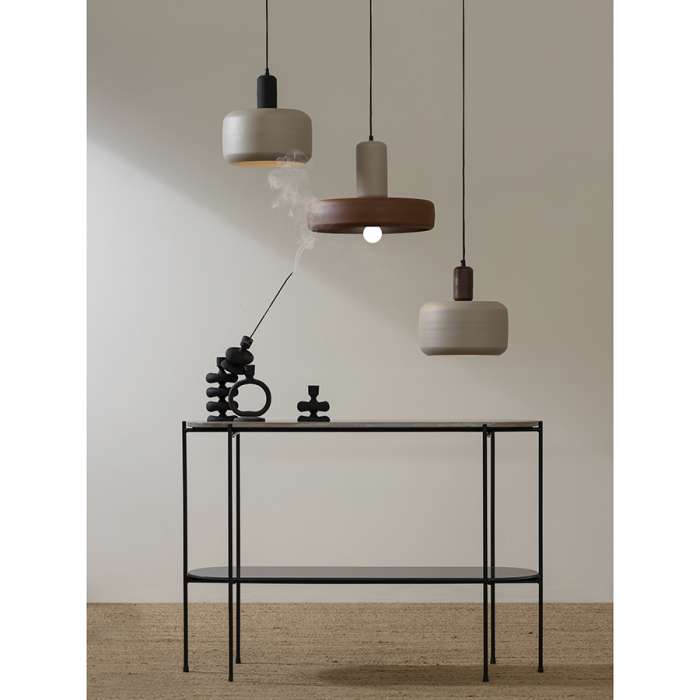 Светильник потолочный Juko, Ø43х31 см, бежевый/коричневый BERGENSON BJORN BB0000421