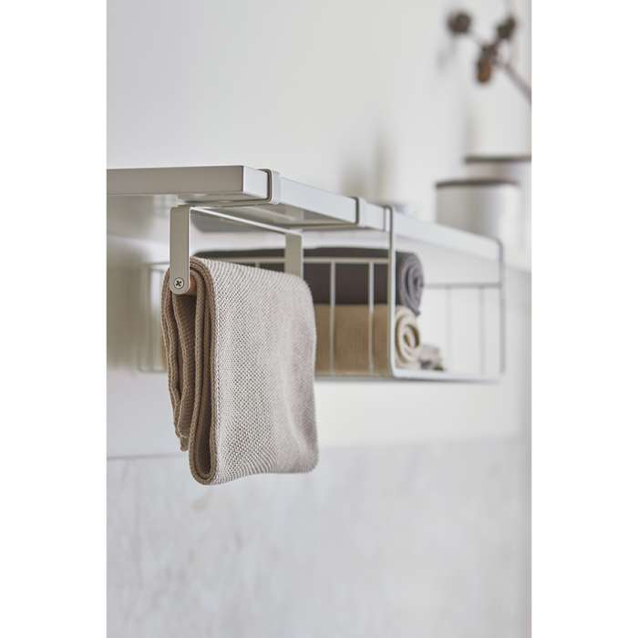 Держатель для полотенец подвесной Granli, 24х8,5 см, белый, SMART SOLUTIONS SS0000136