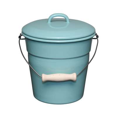 Ведёрко с крышкой универсальное, 20 см, 3,5 л, светло-зеленый,  RIESS 0369-109