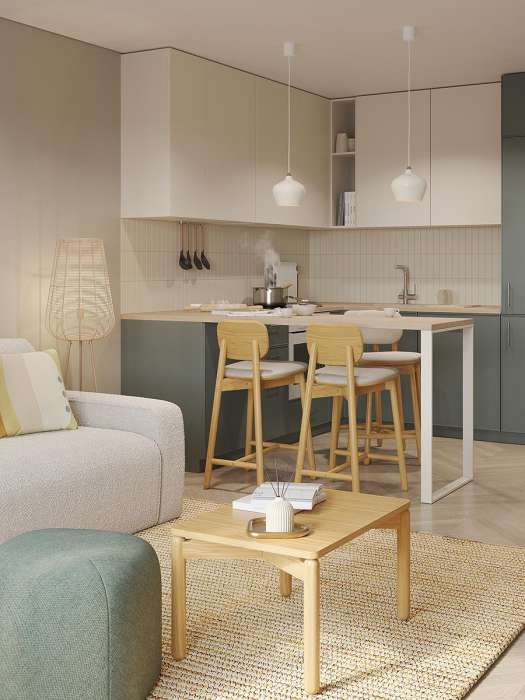 Торшер vinger, 135 см, бежевый Bergenson Bjorn BB0000713