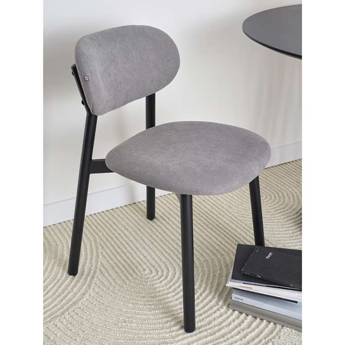 Стул round, рогожка, дымчато-серый Bergenson Bjorn BB0000685